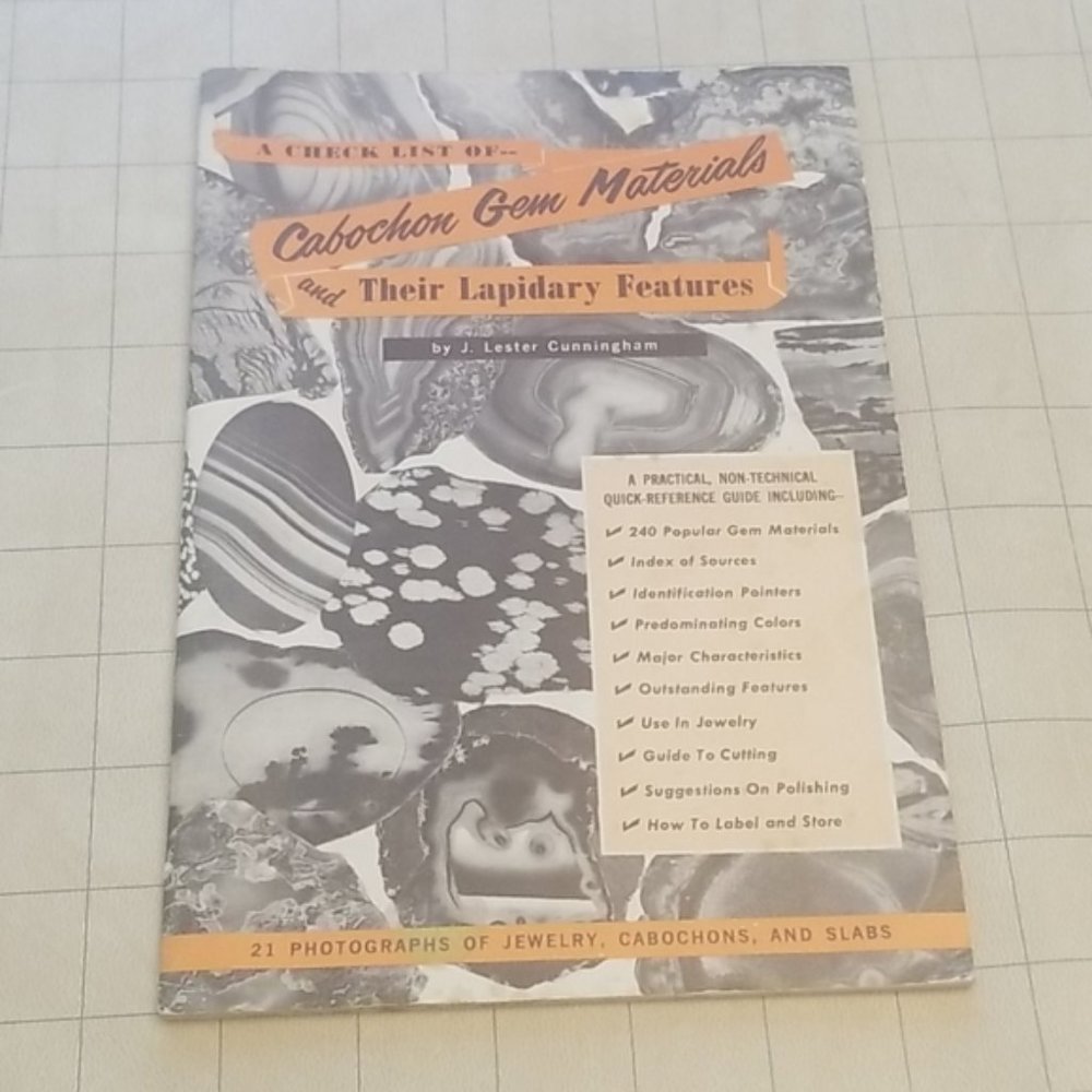 Cabochon Gem Materials and Their Lapiday